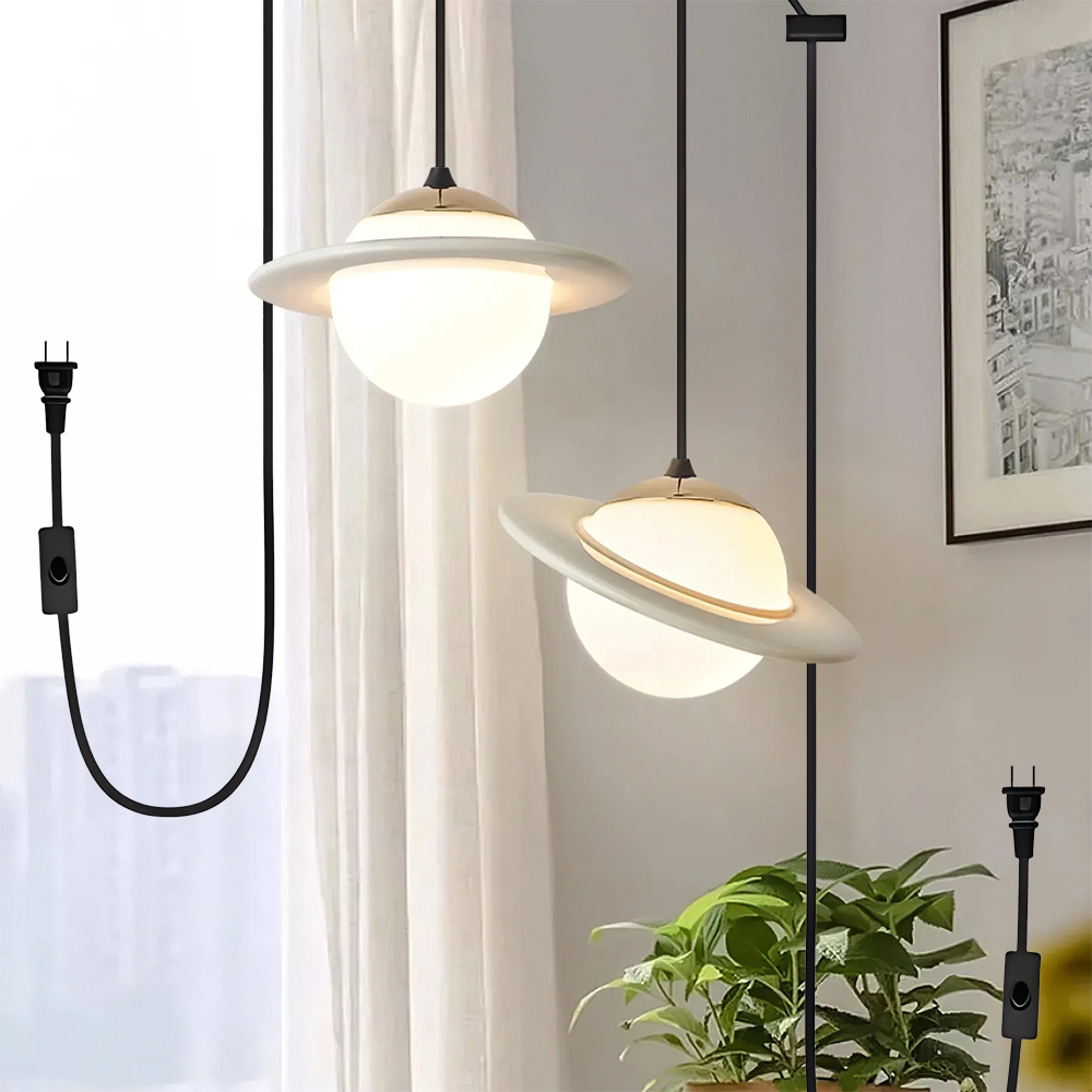 Colorful Small Planet Glass Pendant Light