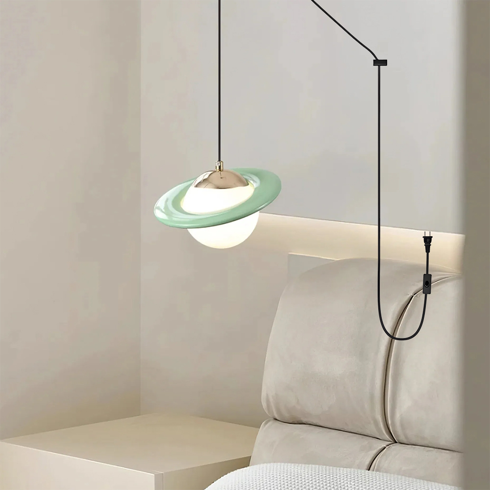 Colorful Small Planet Glass Pendant Light