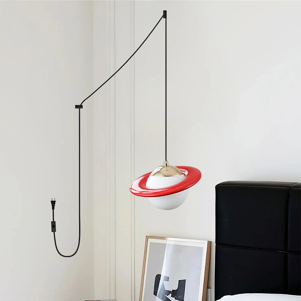 Colorful Small Planet Glass Pendant Light