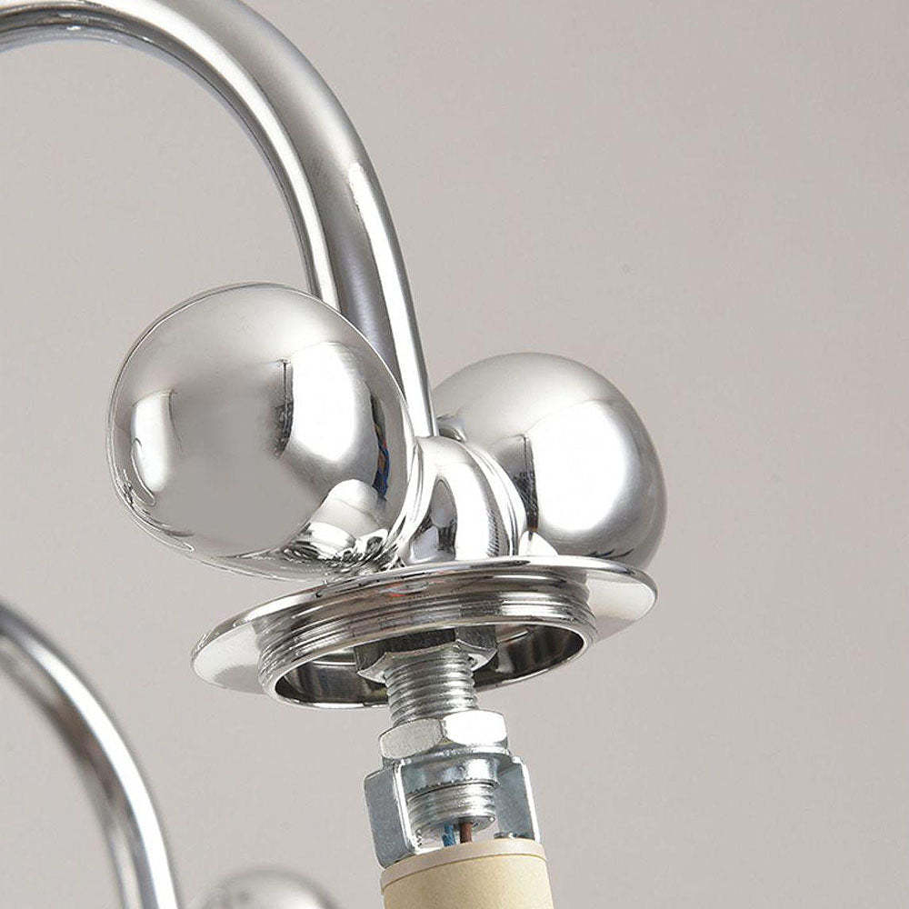 Classic Vintage White Glass Ball Rod Pendant Lights -Homdiy