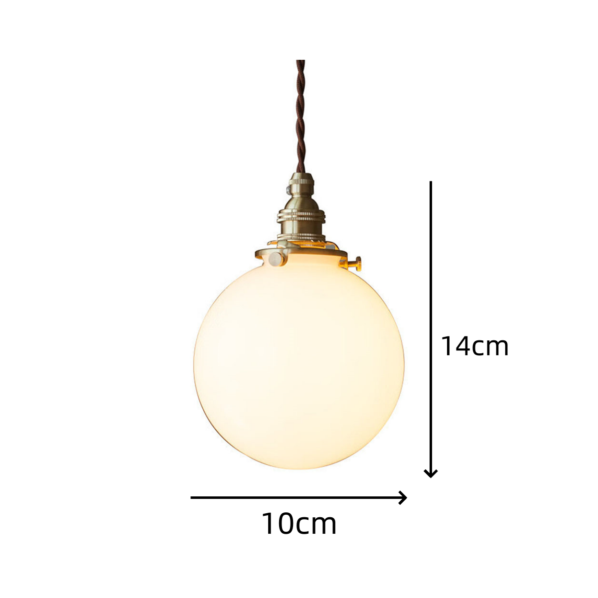 Simple Single Head White Pendant Lights -Homdiy