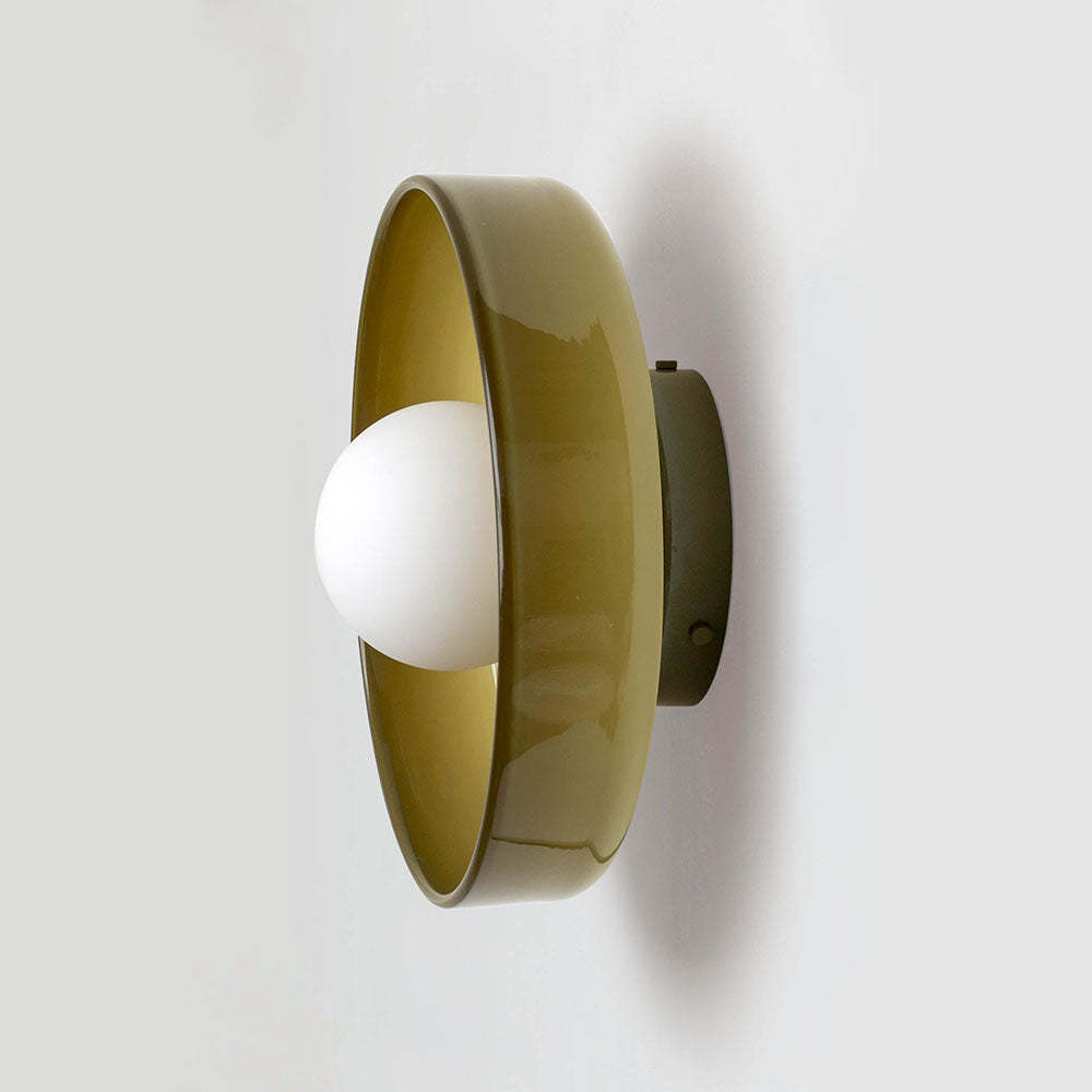 Bauhaus Mini Round Modern Glass Ceiling Light -Homdiy