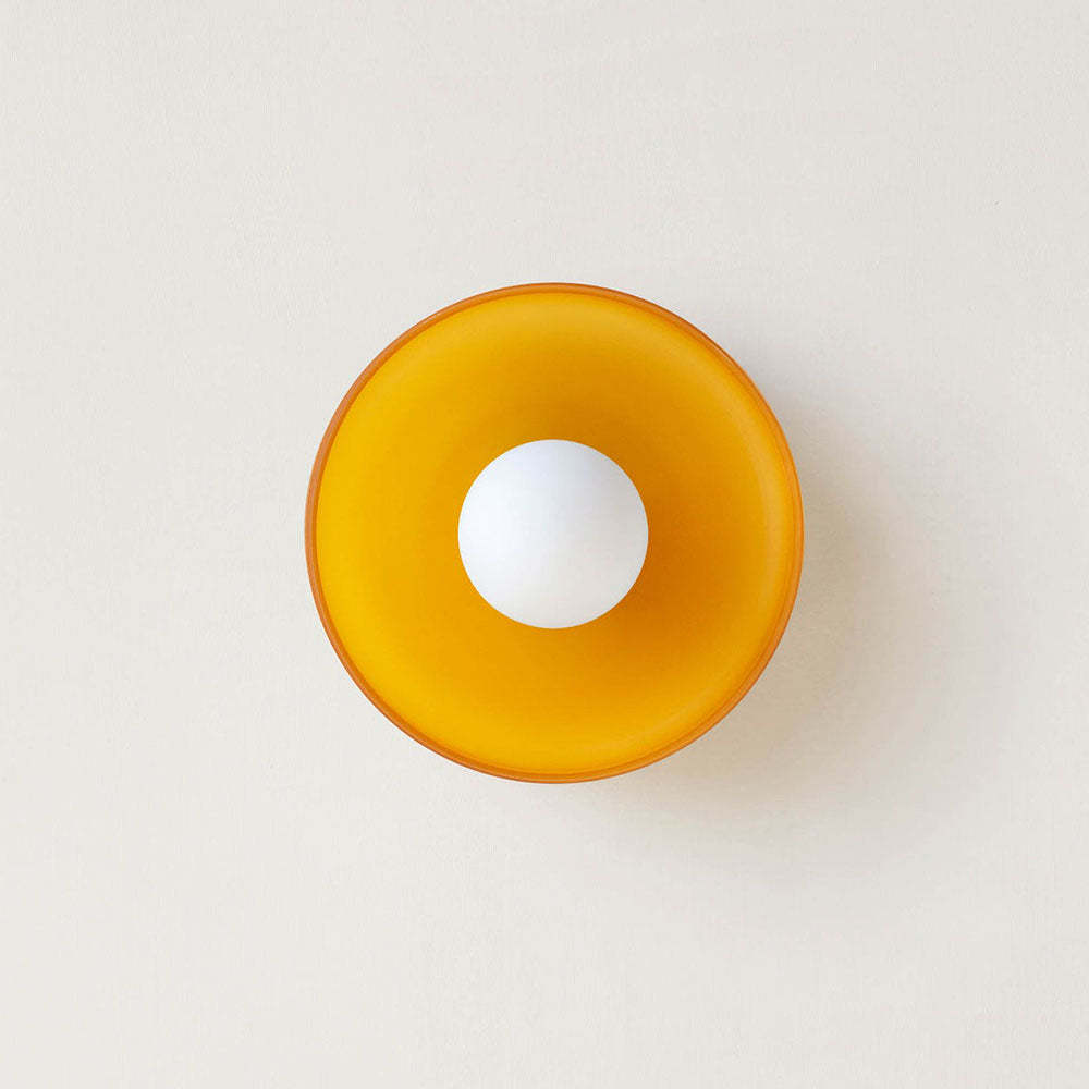 Bauhaus Mini Round Modern Glass Ceiling Light -Homdiy