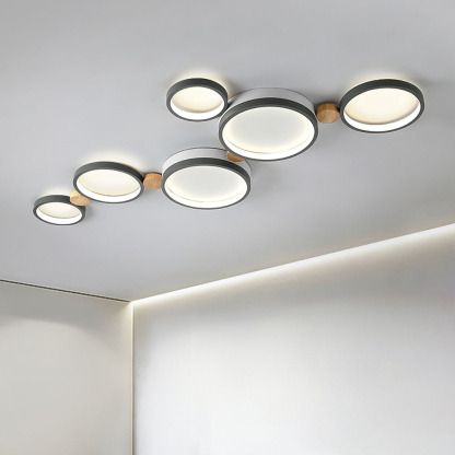 Modern Circle LED Ceiling Light Fixture For Livning Room