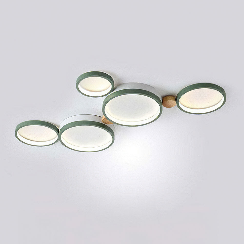 Homdiy Ceiling Light Modern Round LED Flush Mount Ceiling Lights for Living Room, image size:1000x1000
