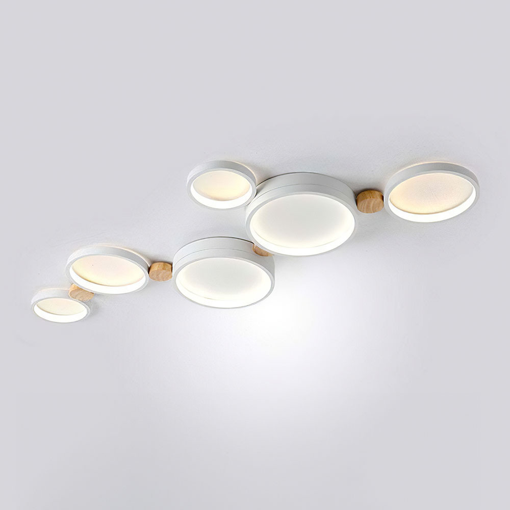 Modern Circle LED Ceiling Light Fixture For Livning Room