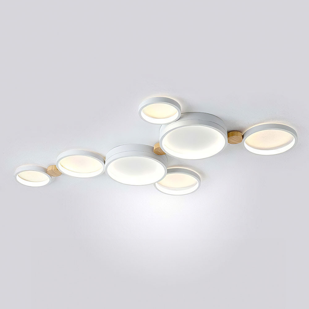 Modern Circle LED Ceiling Light Fixture For Livning Room