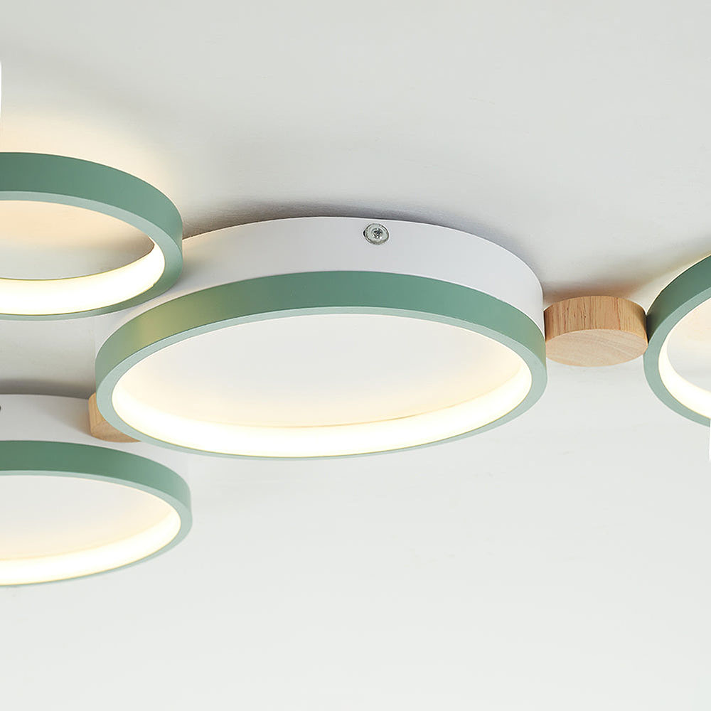 Modern Circle LED Ceiling Light Fixture For Livning Room