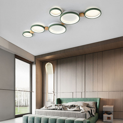 Modern Circle LED Ceiling Light Fixture For Livning Room
