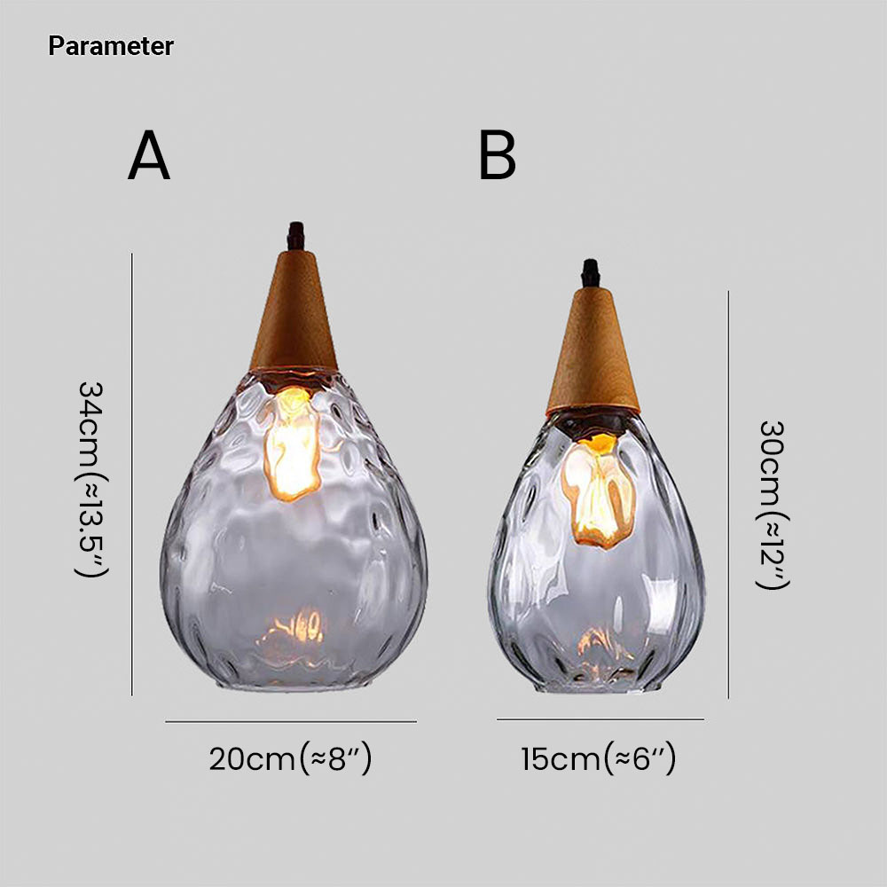 Retro Style Glass Mini Pendant Lighting over Kitchen Island