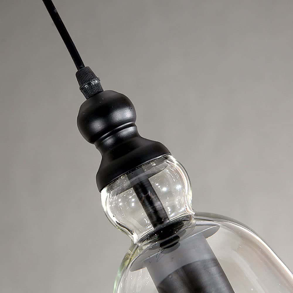 Industrial Style Bell Shape Glass Pendant Light -Homdiy