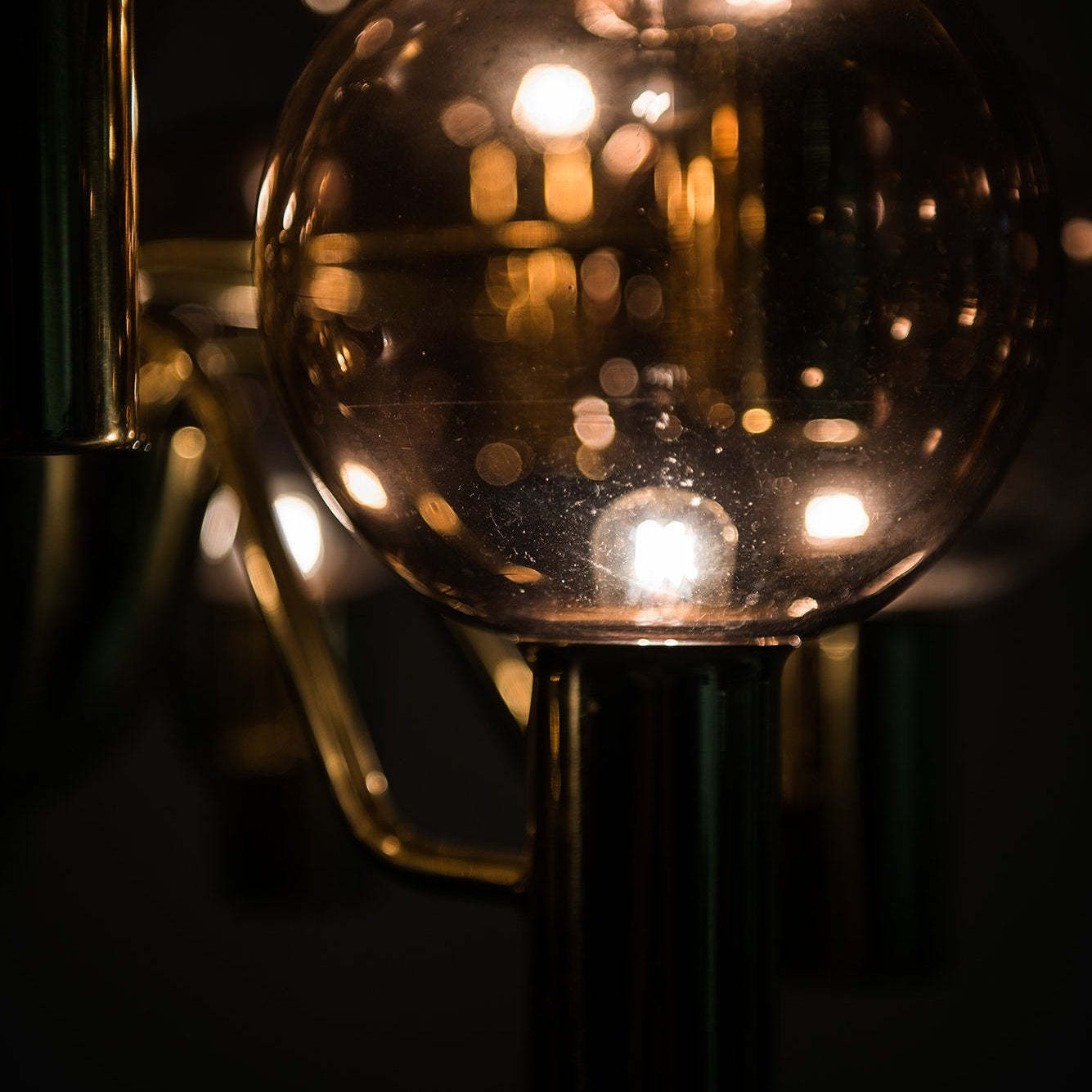 Modern Decorative Pink Glass Bubble Chandelier -Homdiy