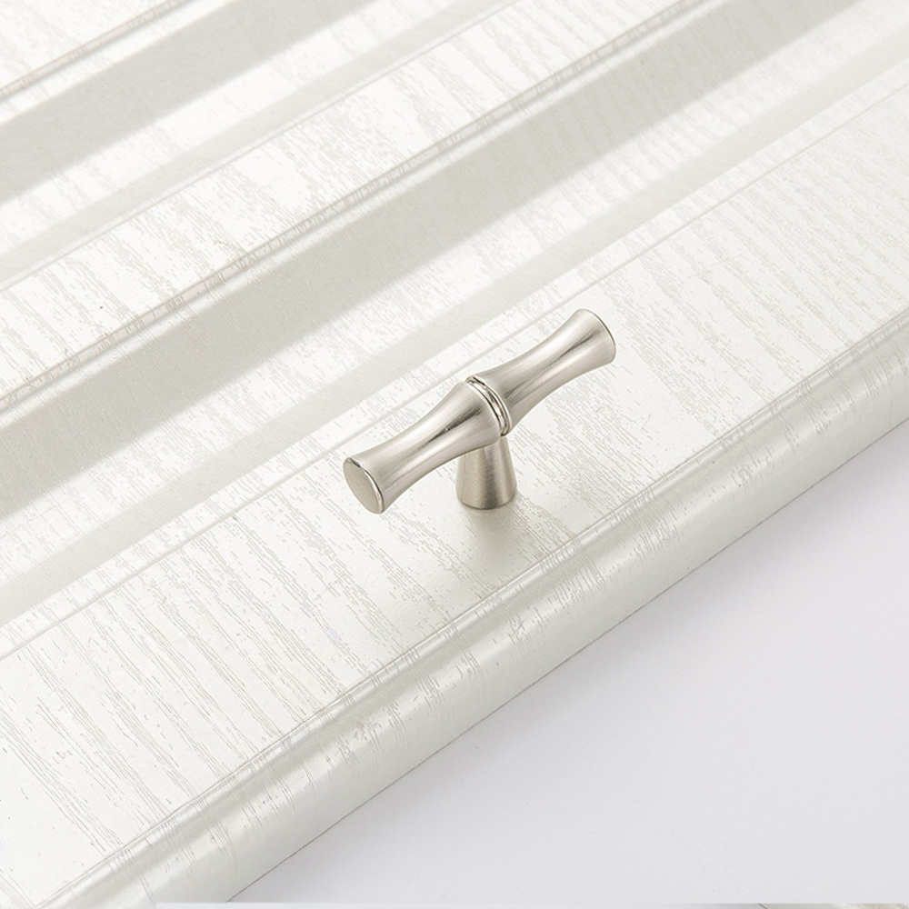 Decorative Bamboo Zinc Alloy Cabinet Handles