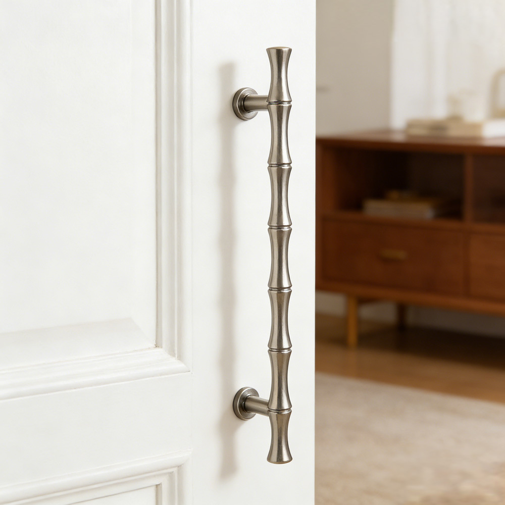 Decorative Bamboo Zinc Alloy Cabinet Handles