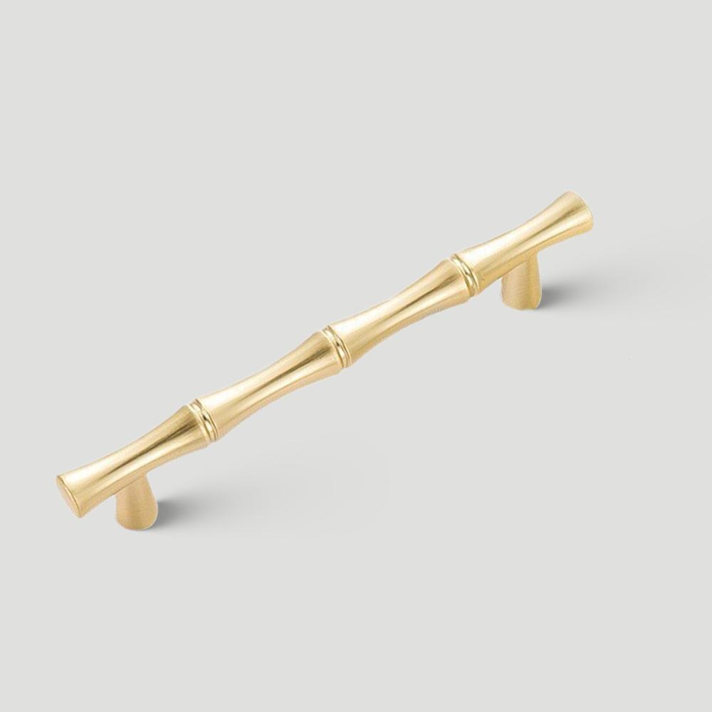 Decorative Bamboo Zinc Alloy Cabinet Handles