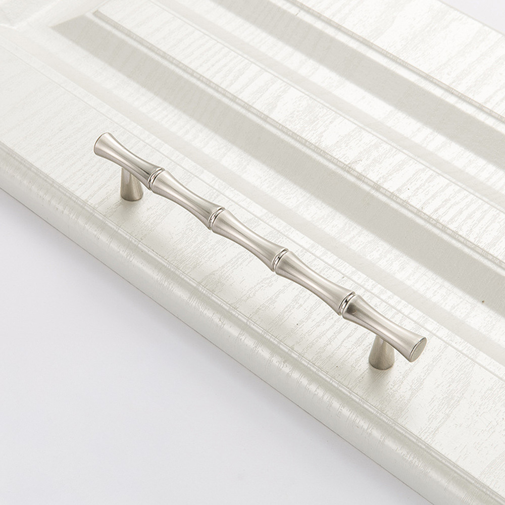 Decorative Bamboo Zinc Alloy Cabinet Handles