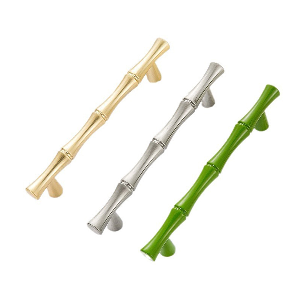 Decorative Bamboo Zinc Alloy Cabinet Handles