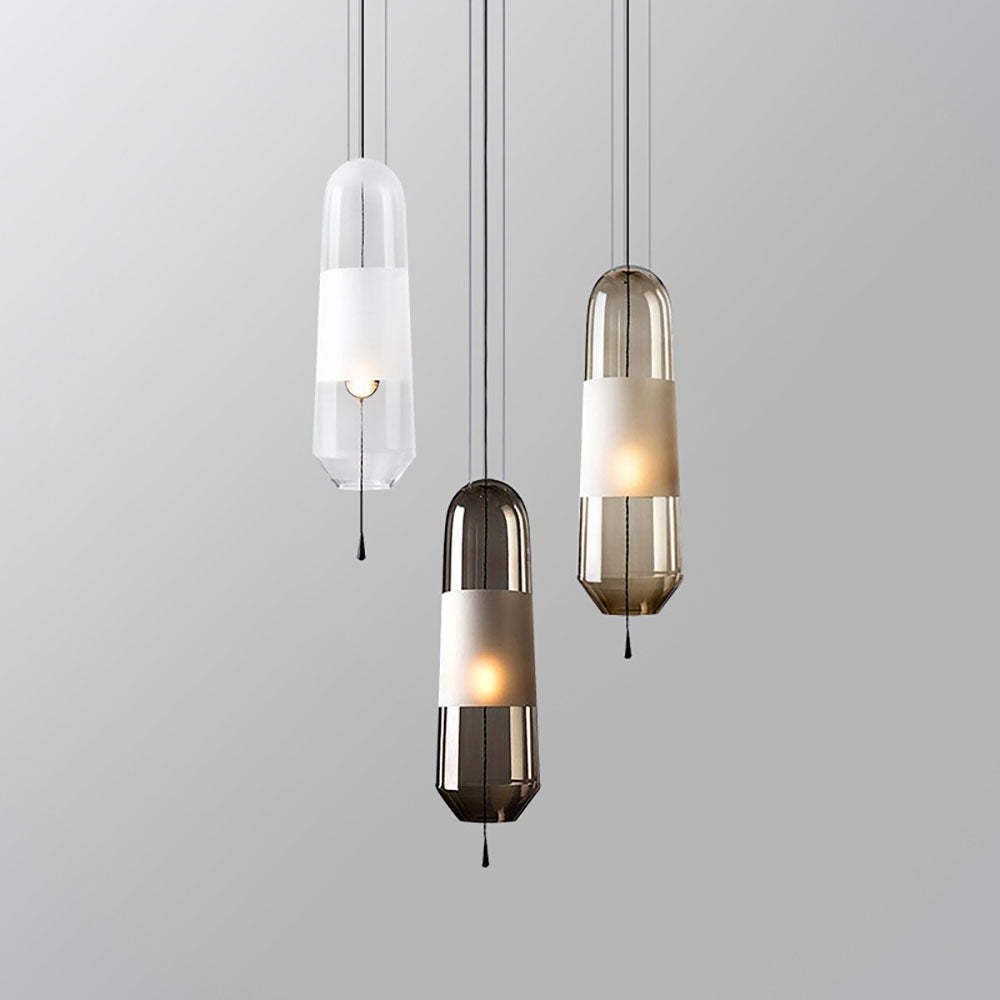 Creative Capsule Glass Pendant Light -Homdiy