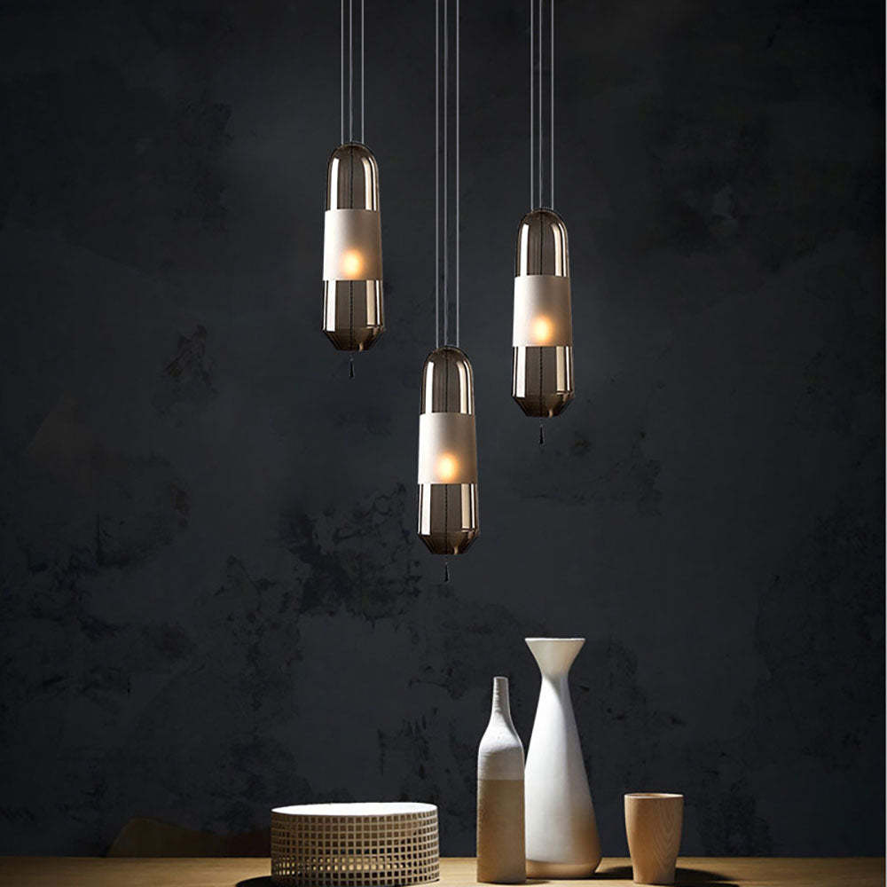 Creative Capsule Glass Pendant Light -Homdiy