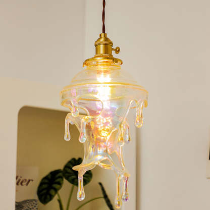 Vintage Colorful Water Drop Pendant Light -Homdiy