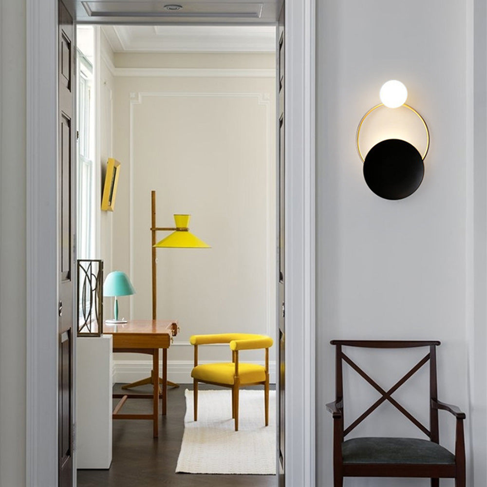 Stylish Round Wall Light Wall Lamps For Bedroom -Homdiy