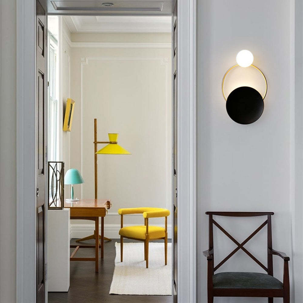 Stylish Round Wall Light Wall Lamps For Bedroom -Homdiy