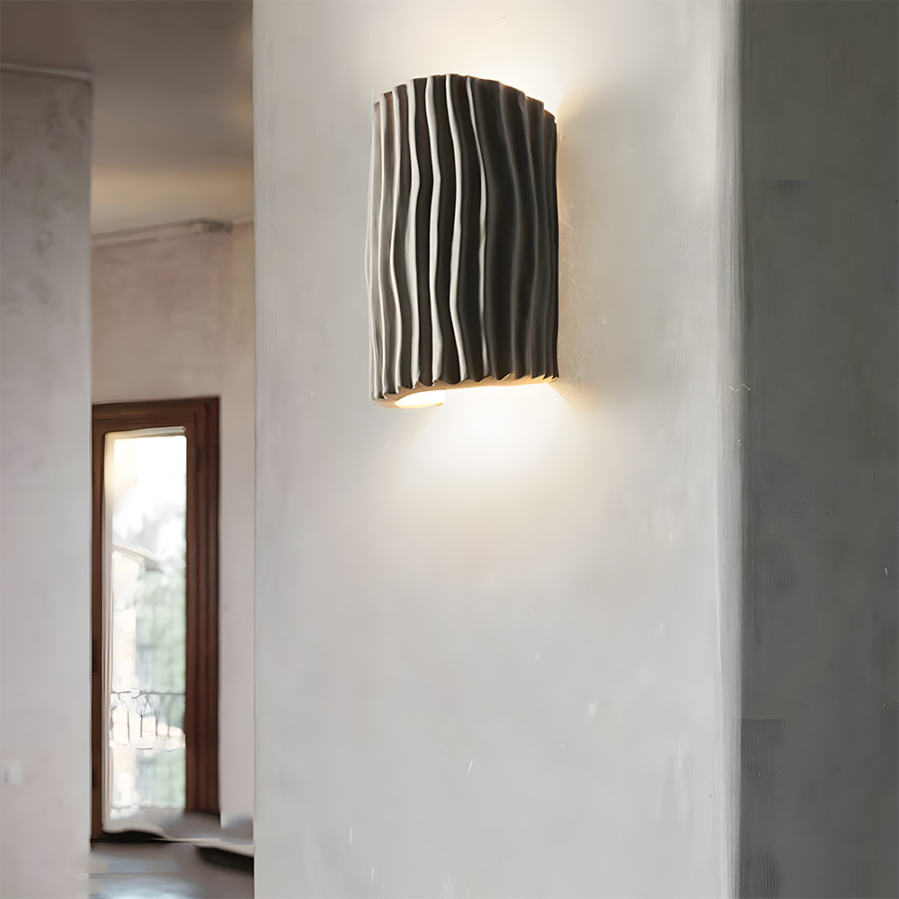 Modern Colorful Resin Bedroom Bedside Wall Lamp