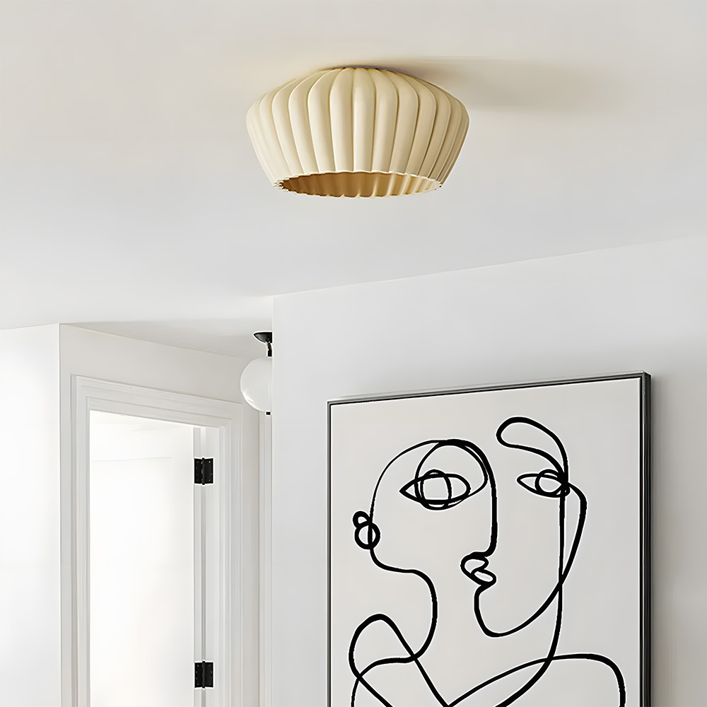 Nordic Cream Style Resin Hallway Ceiling Lights