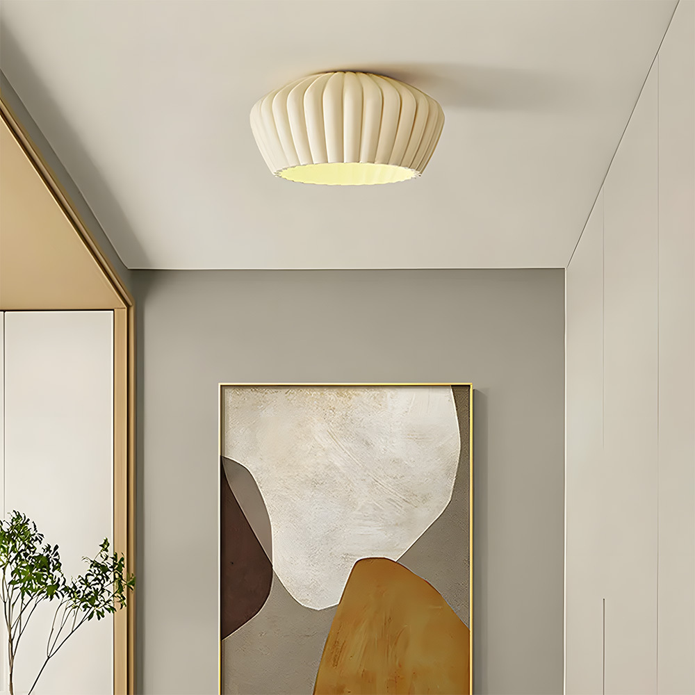 Nordic Cream Style Resin Hallway Ceiling Lights