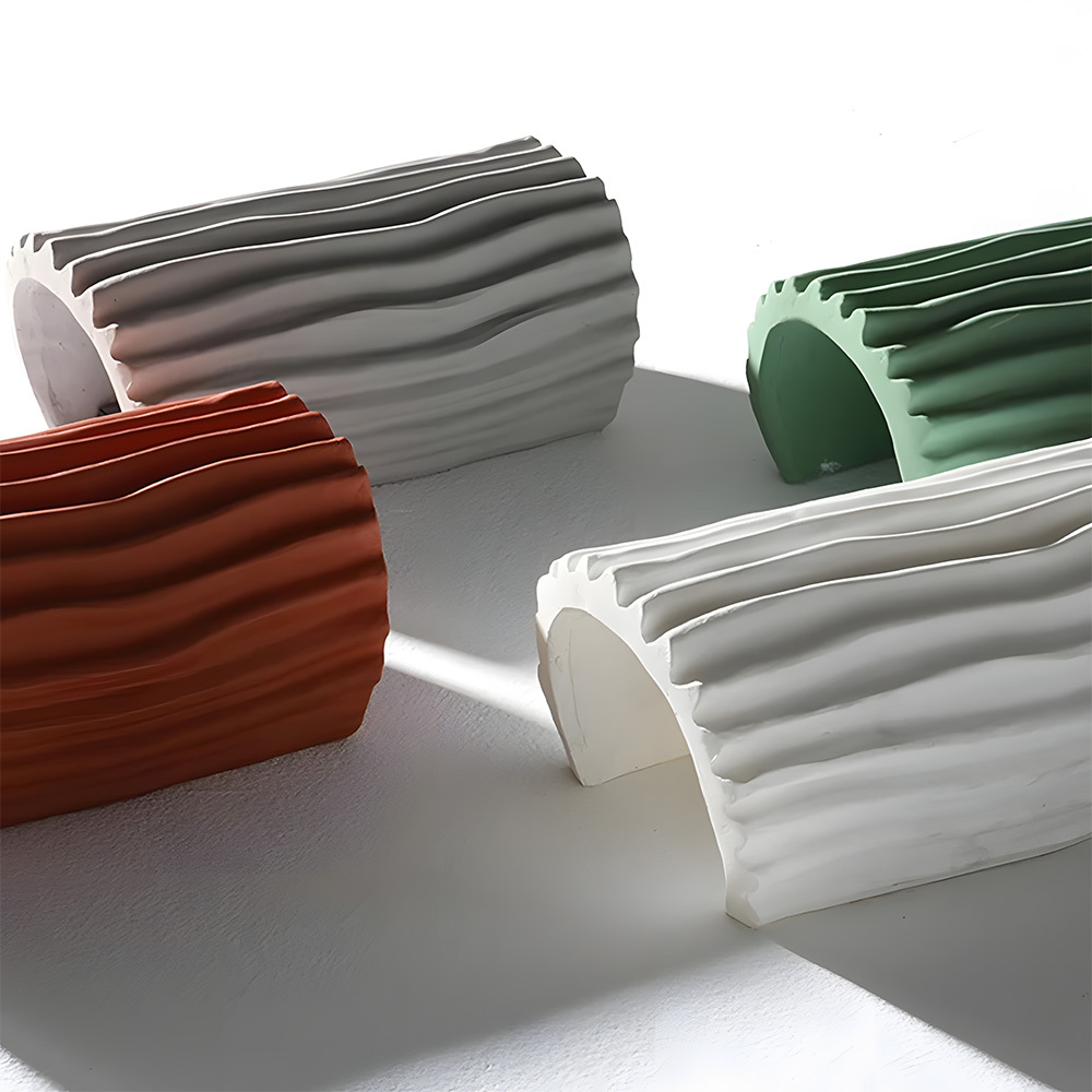 Modern Colorful Resin Bedroom Bedside Wall Lamp