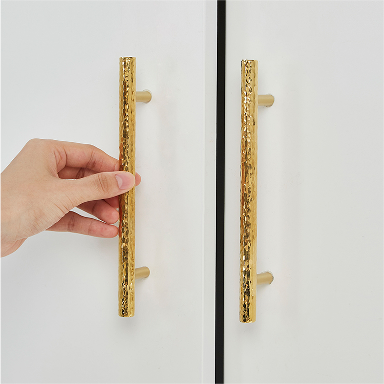 Luxury Solid Golden Round Brass Drawer Wardrobe And Door Handle -Homdiy