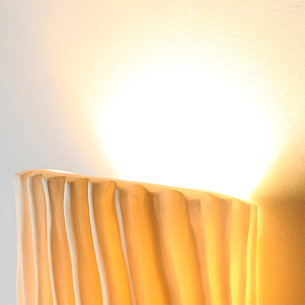 Modern Colorful Resin Bedroom Bedside Wall Lamp