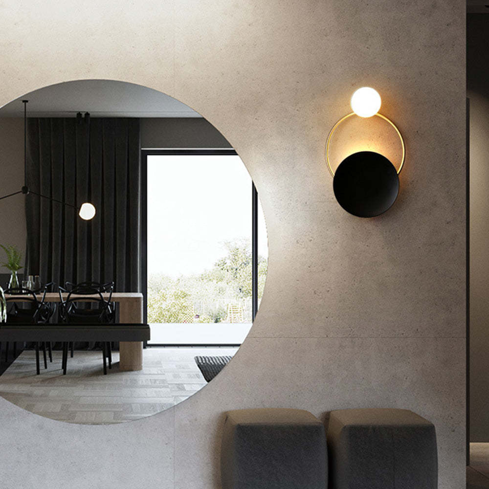 Stylish Round Wall Light Wall Lamps For Bedroom -Homdiy