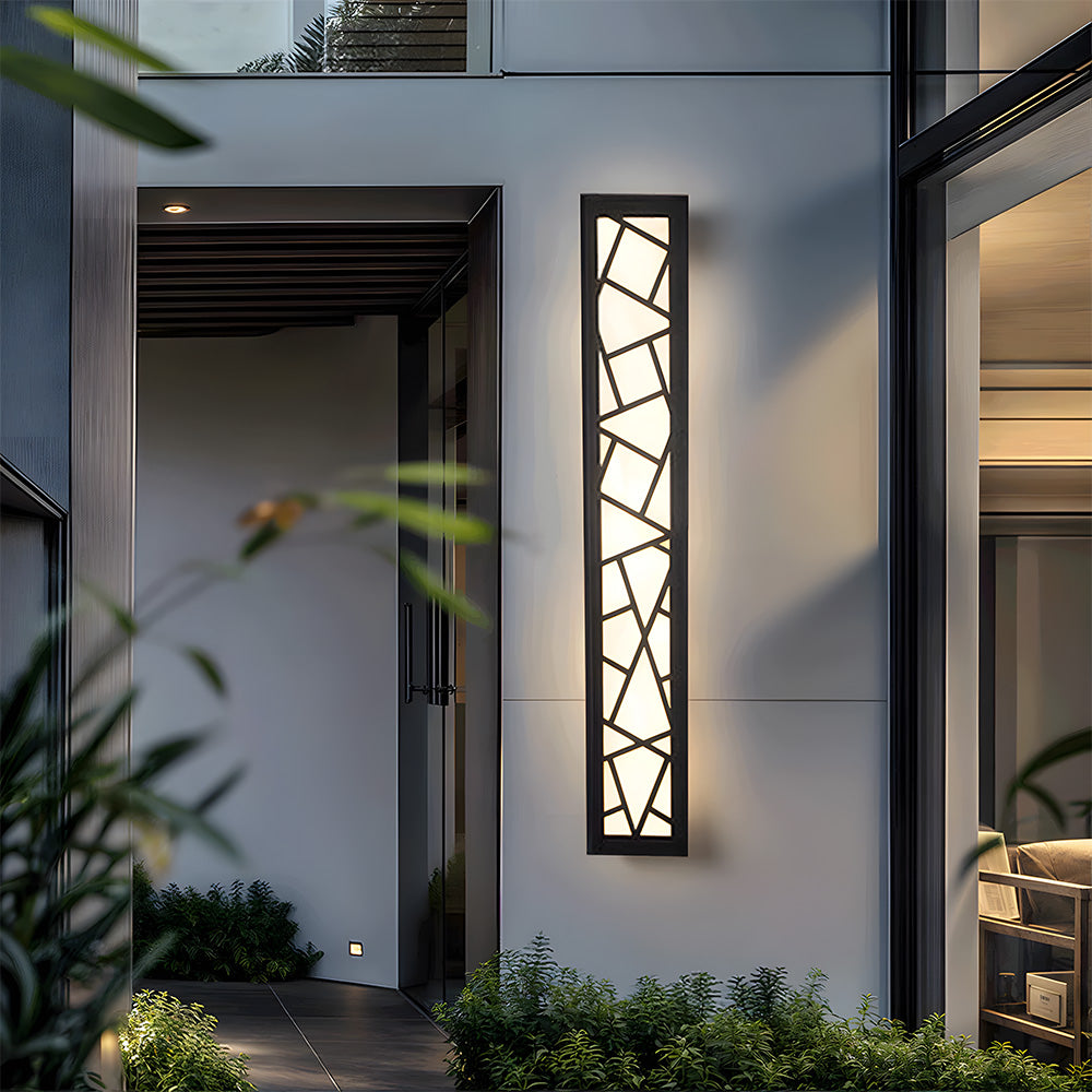 Art Decor Outdoor Waterproof LED Wall Light Sconce IP65