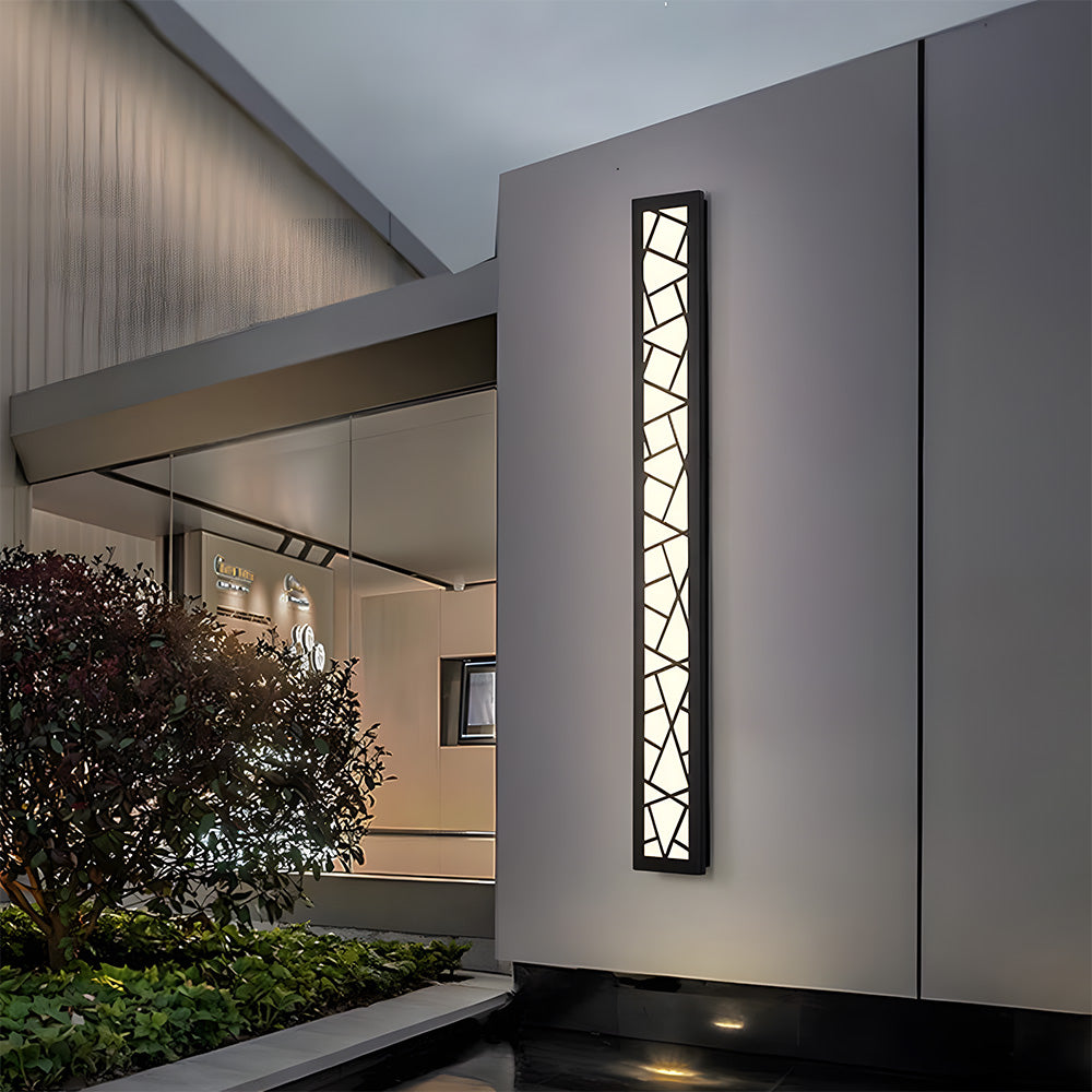 Art Decor Outdoor Waterproof LED Wall Light Sconce IP65