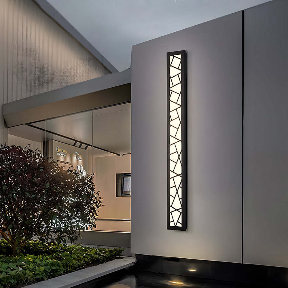 Art Decor Outdoor Waterproof LED Wall Light Sconce IP65