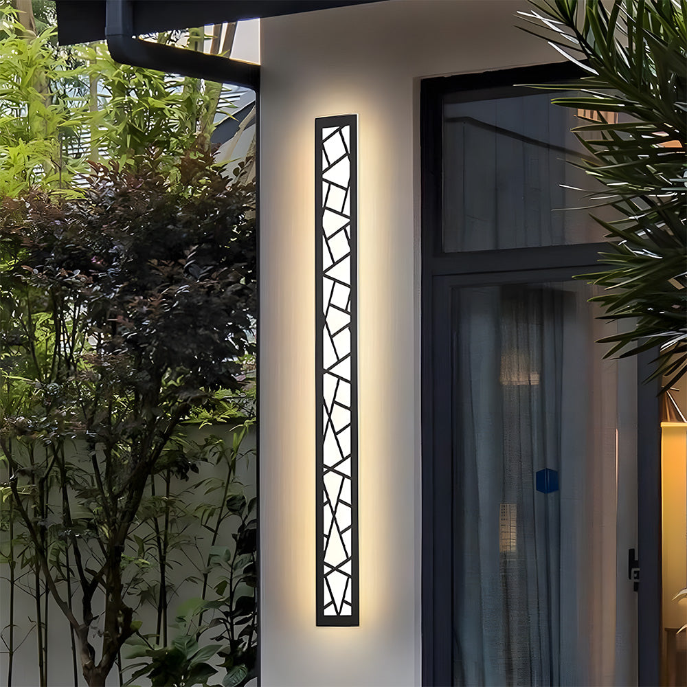Art Decor Outdoor Waterproof LED Wall Light Sconce IP65