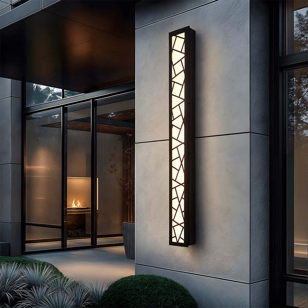Art Decor Outdoor Waterproof LED Wall Light Sconce IP65