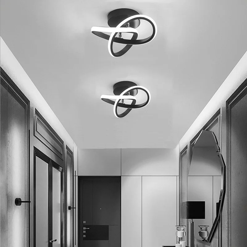 Modern Acrylic LED Hallway Flush Mount Ceiling Light