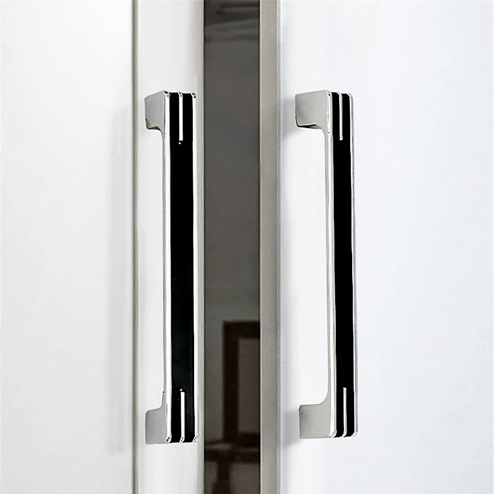 Modern Unique Black Chrome Kitchen Cabinet Handles
