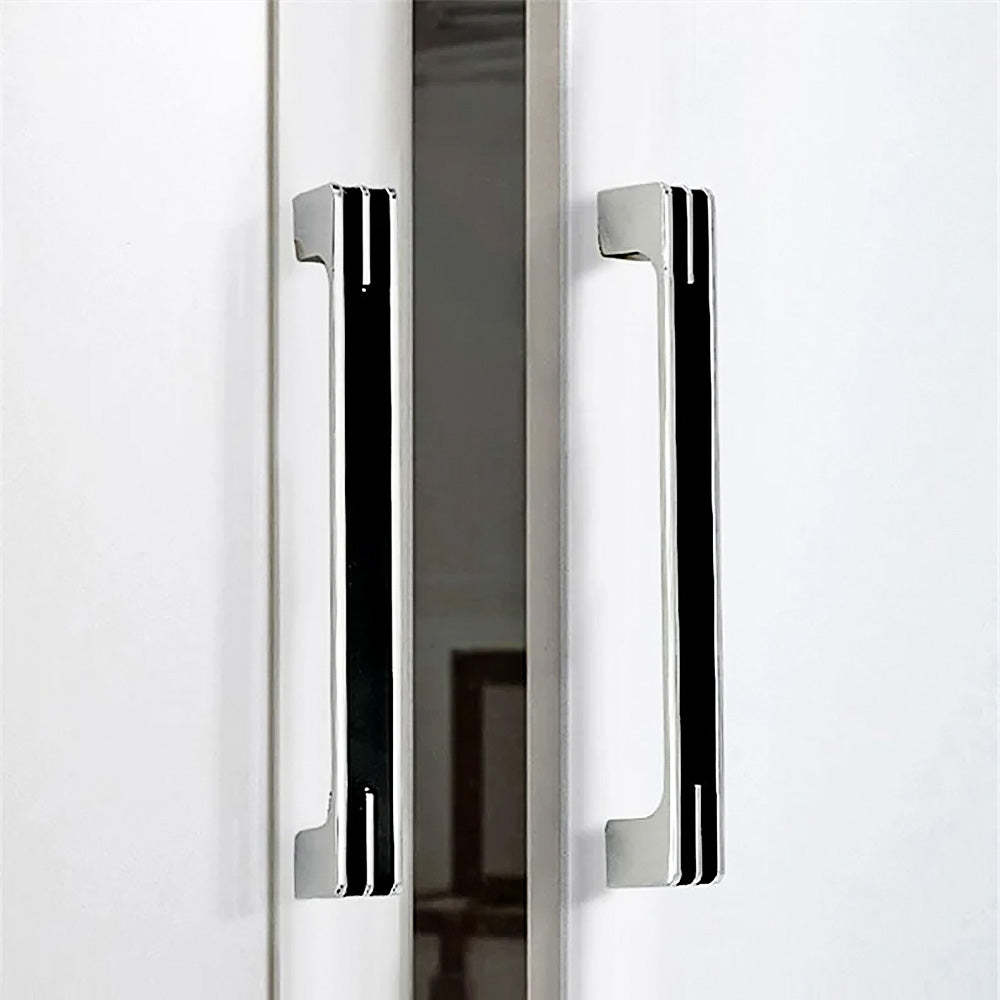 Modern Unique Black Chrome Kitchen Cabinet Handles
