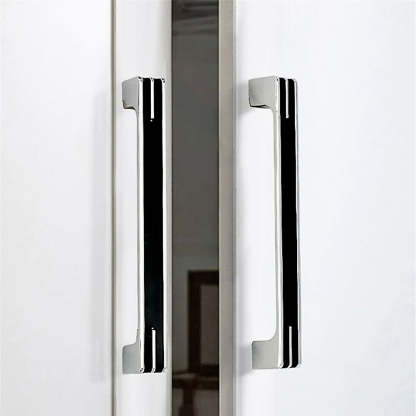 Modern Unique Black Chrome Kitchen Cabinet Handles