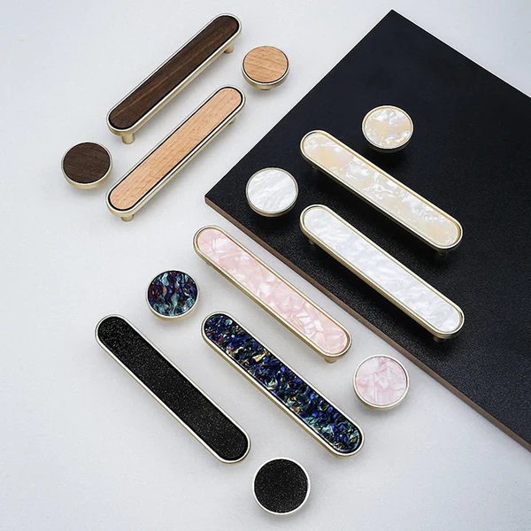 Luxury Natural Shell Cabinet Handles