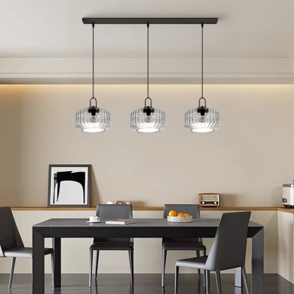 Farmhouse Glass Pendant Light For Kitchen Island