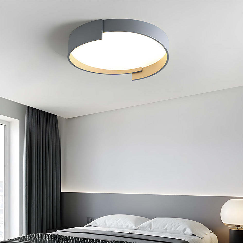 Minimalist Round LED Bedroom Ceiling Light