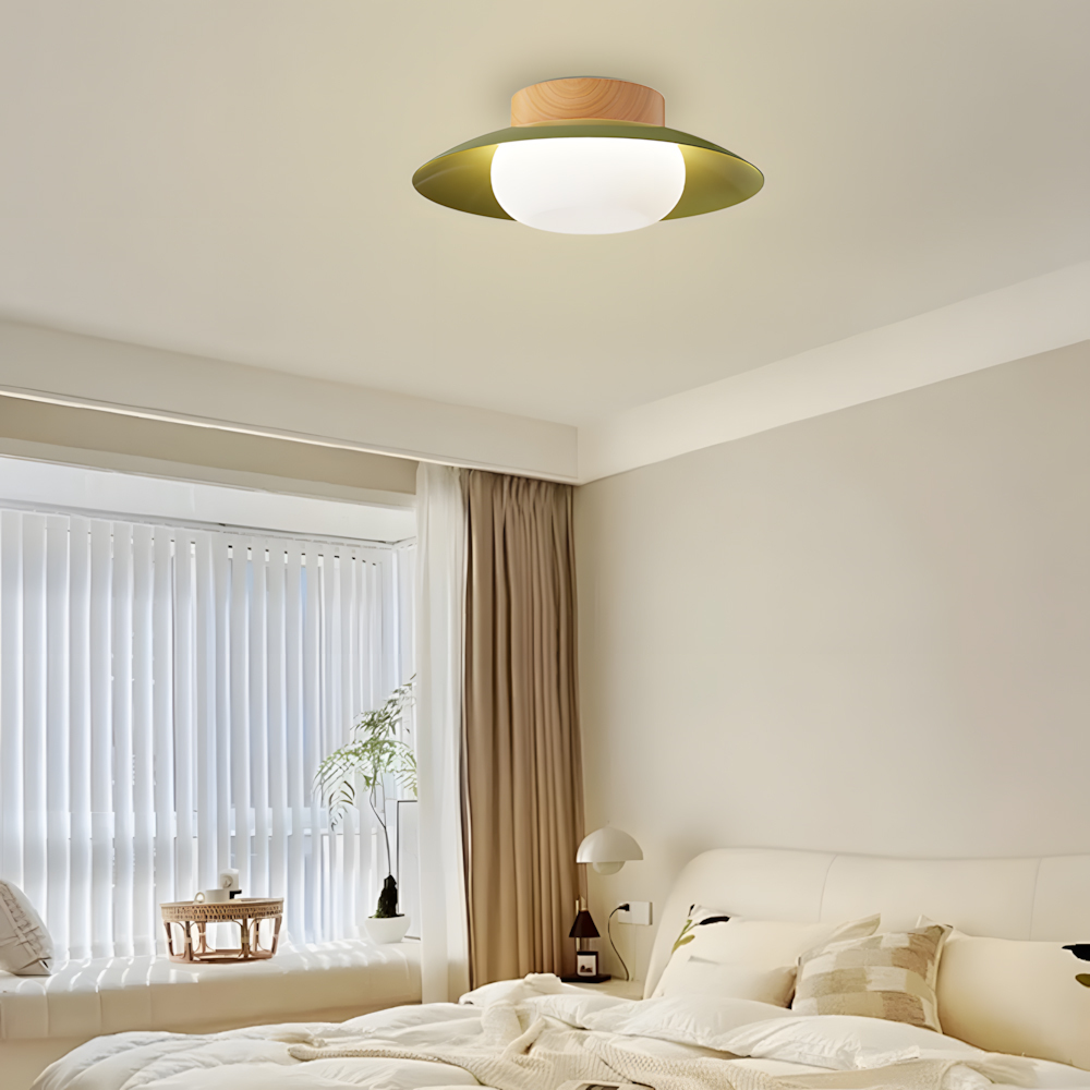 French Acrylic Round Ceiling Light