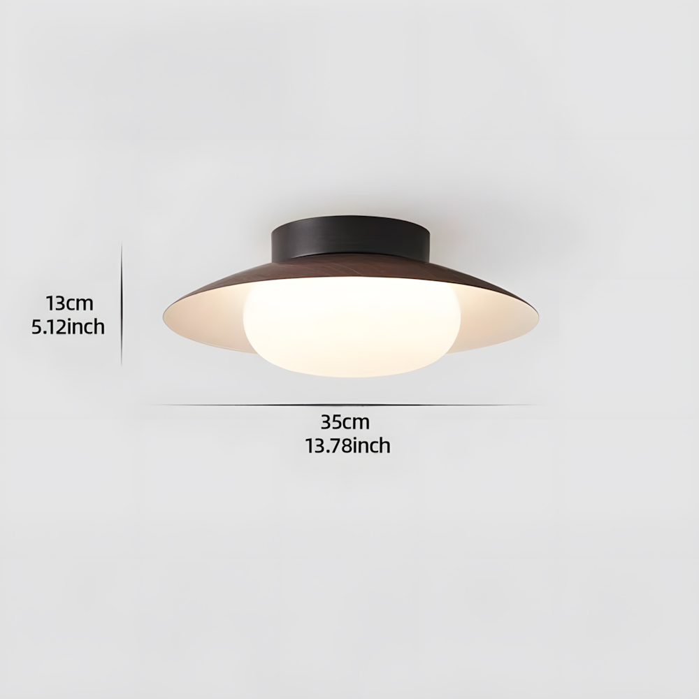 French Acrylic Round Ceiling Light