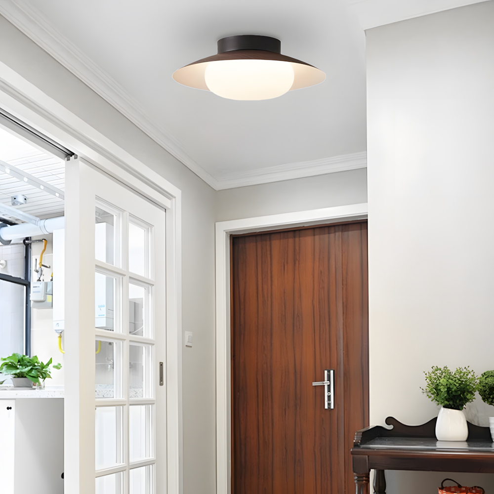 French Acrylic Round Ceiling Light