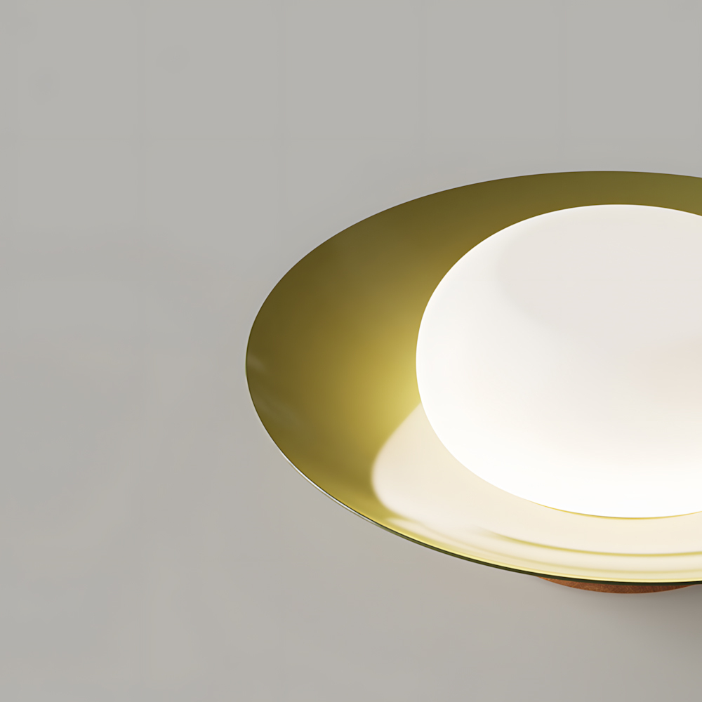 French Acrylic Round Ceiling Light