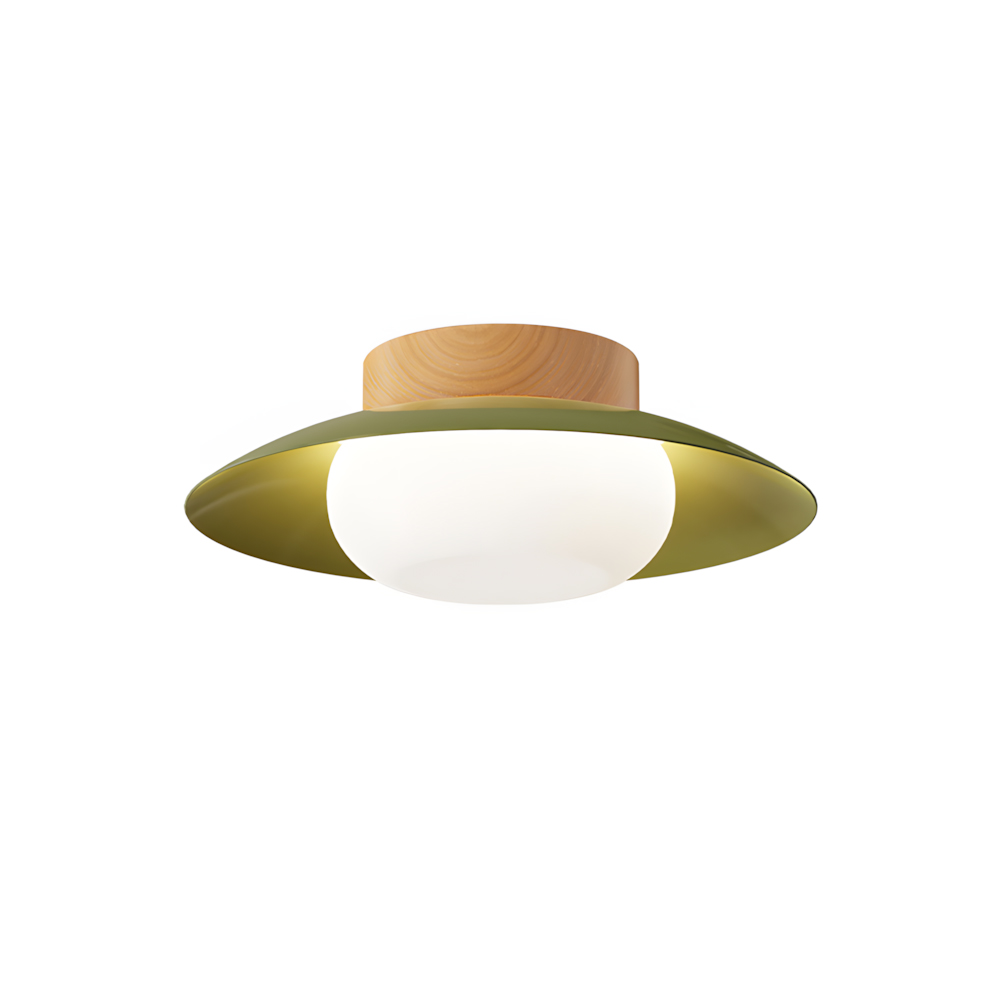 French Acrylic Round Ceiling Light